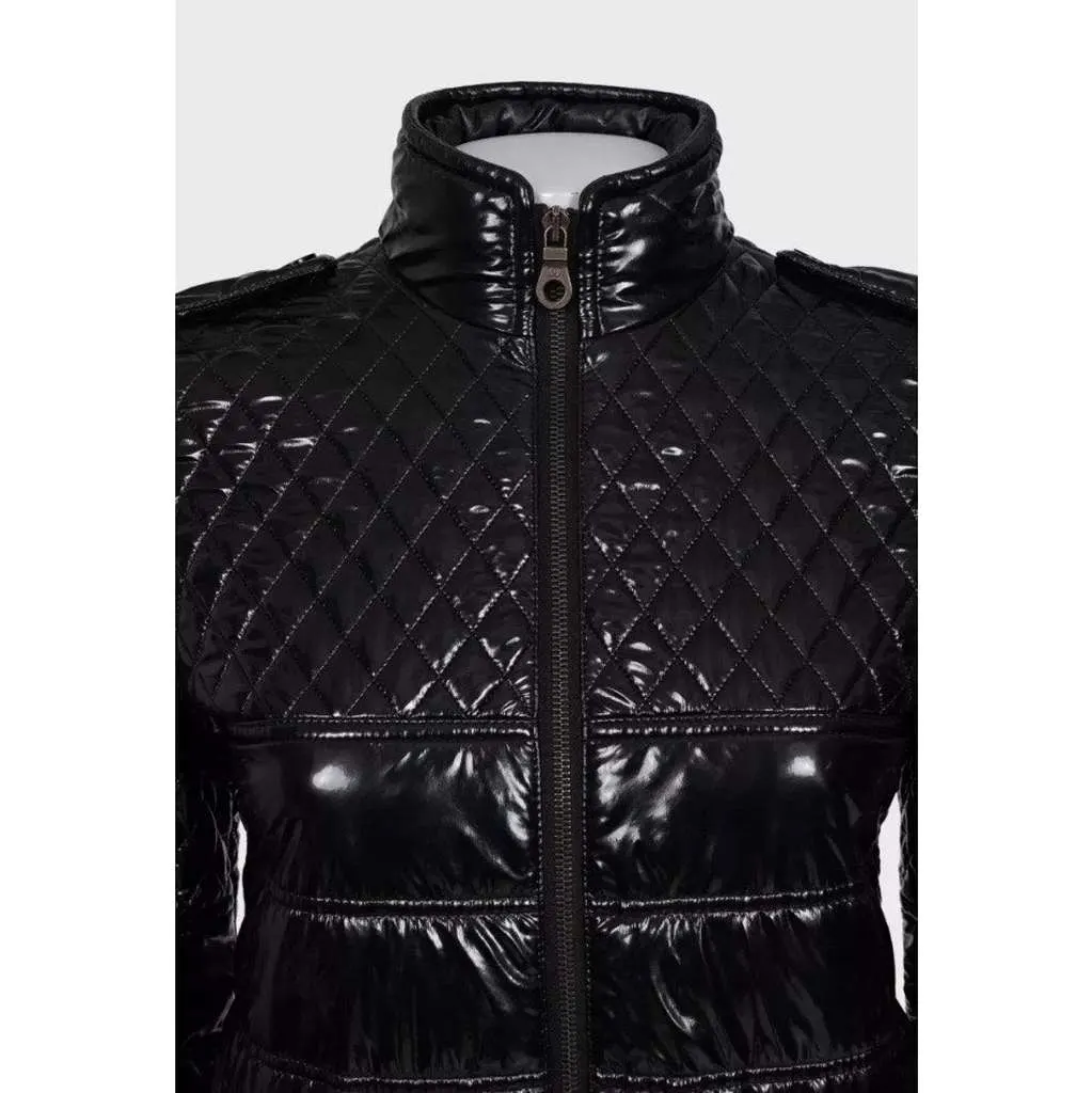 Chanel Fall 2011 Polyurethane Fitted Jacket Black Very good - Model View