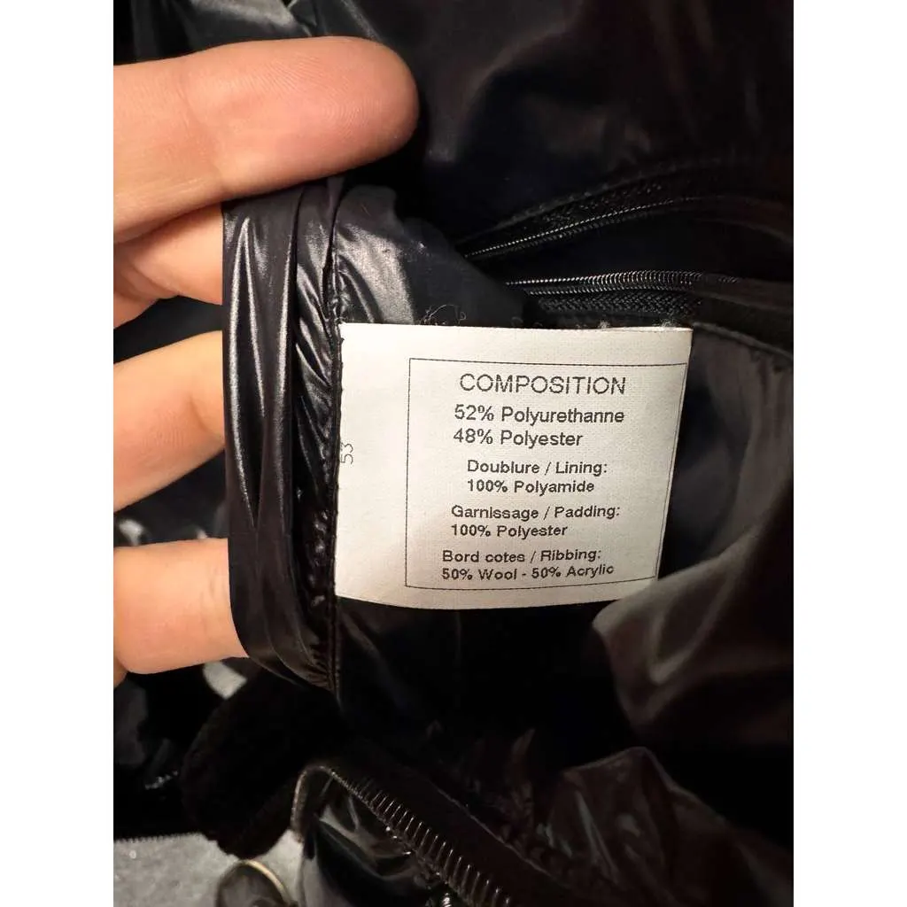 Chanel Fall 2011 Polyurethane Fitted Jacket Black Very good - Box View