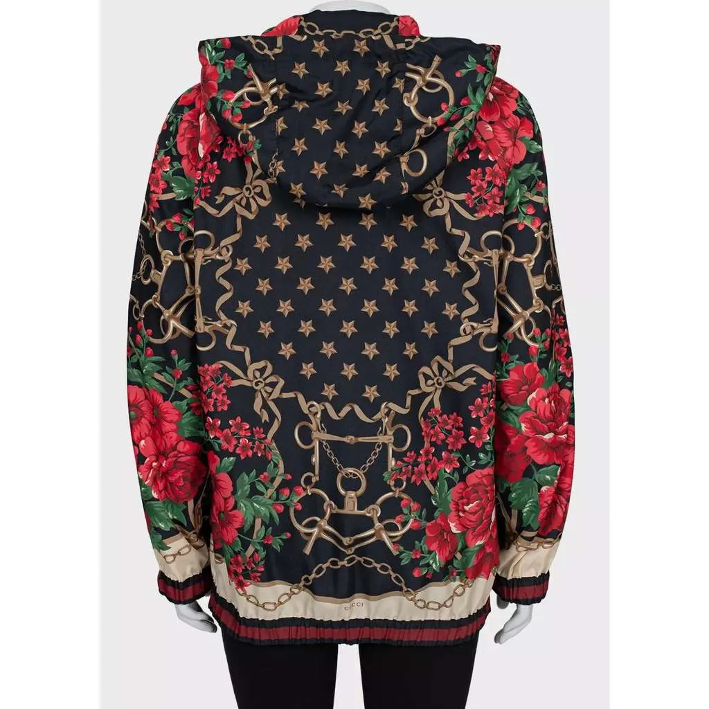 Gucci Floral Print Slim Fit Black Very good - Inside View