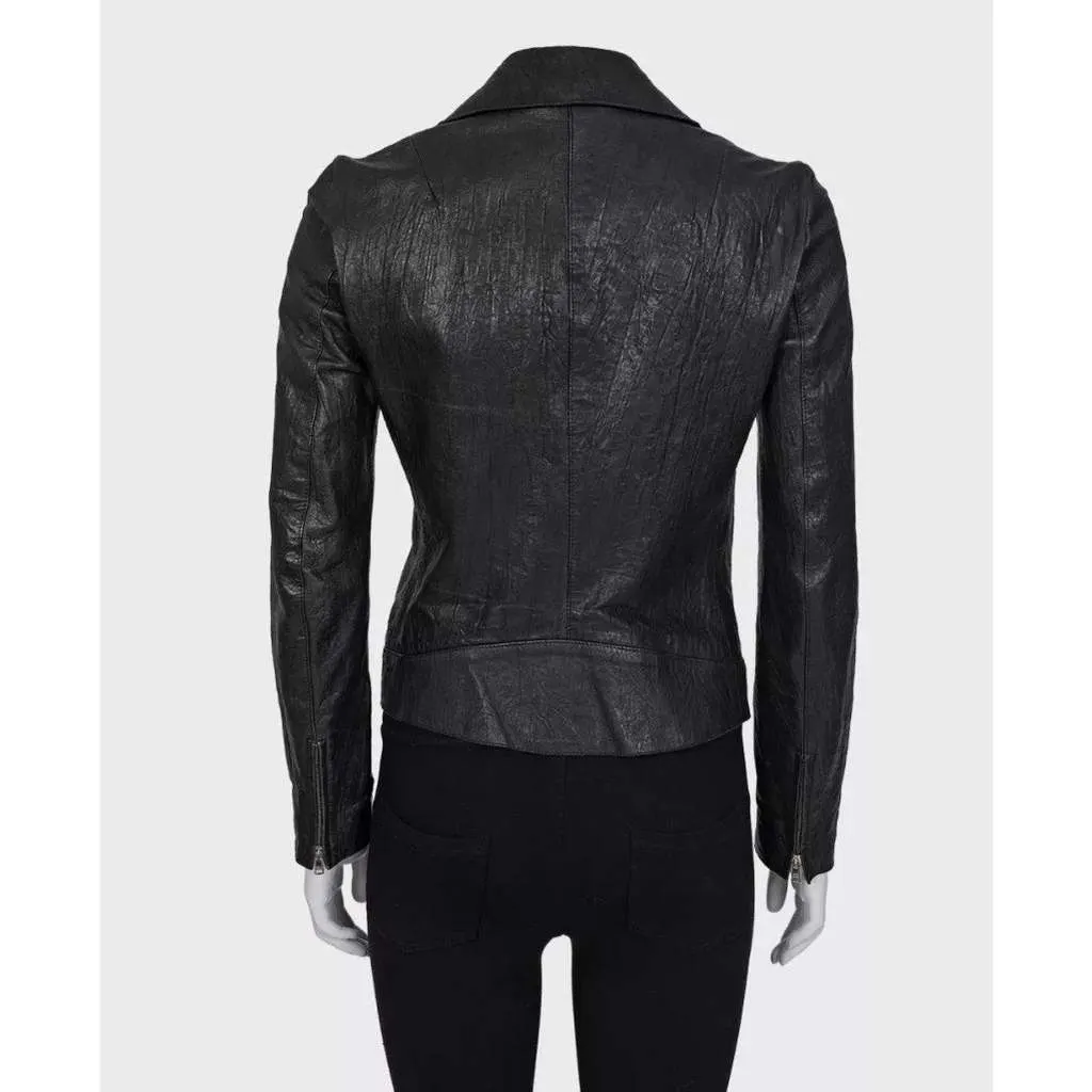 Dolce & Gabbana Jacket Black Leather Very good - Inside View