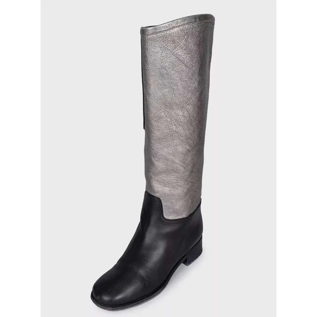 Chanel Ankle Boots Black Leather Very good - Inside View