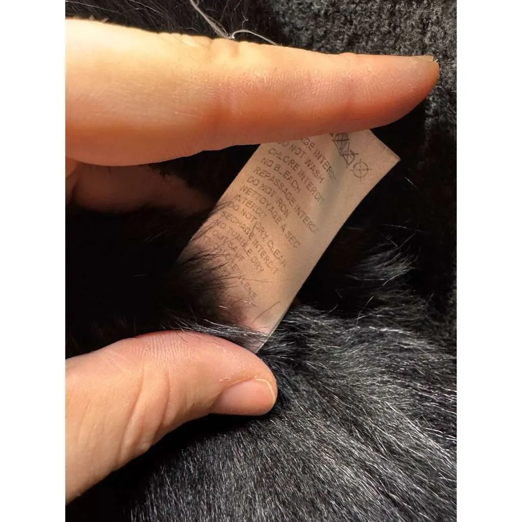Balmain Lambskin Vest Black Leather Very good - Box View