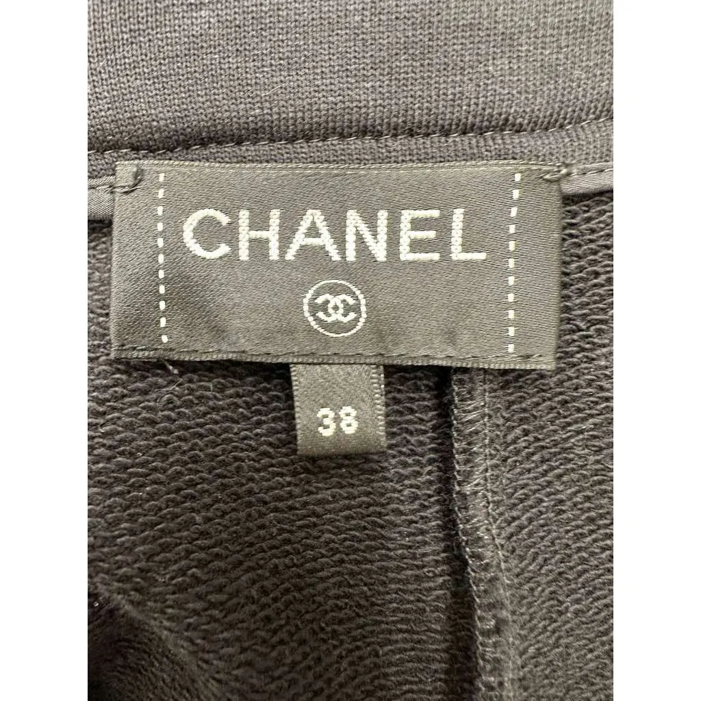 Chanel 2021 Logo Symbols Skirt Black Cotton Very good - Box View
