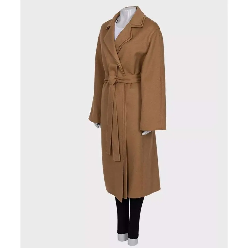 Loewe Wrap Coat Black Wool Very good - Back View