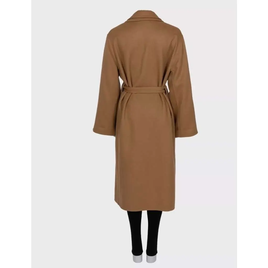 Loewe Wrap Coat Black Wool Very good - Inside View