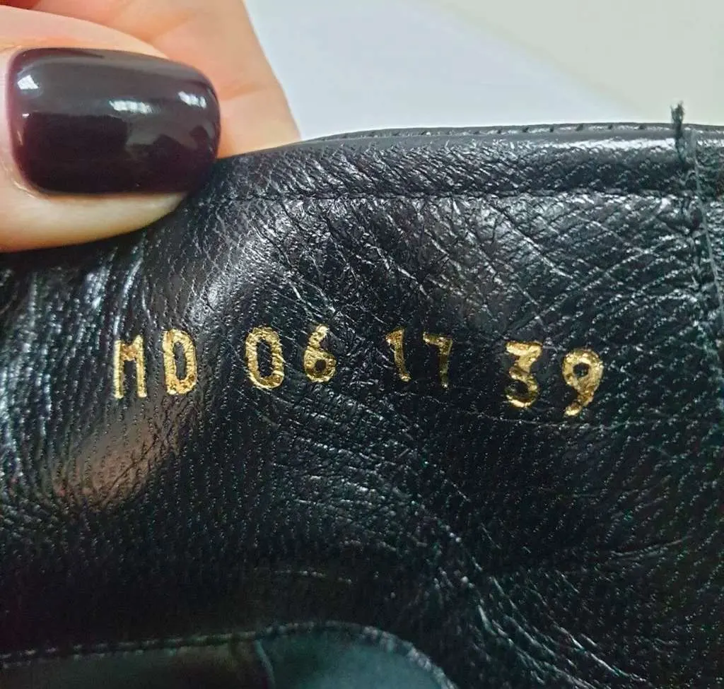Dior Christian Ties Heels Booties Black Leather Very good - Box View