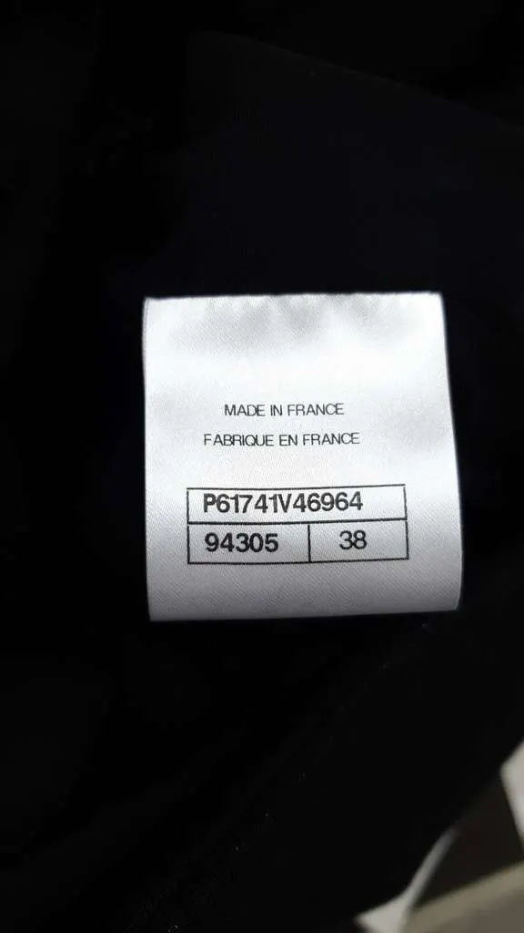 Chanel 19A Jacket Blazer Black Wool Very good - Box View