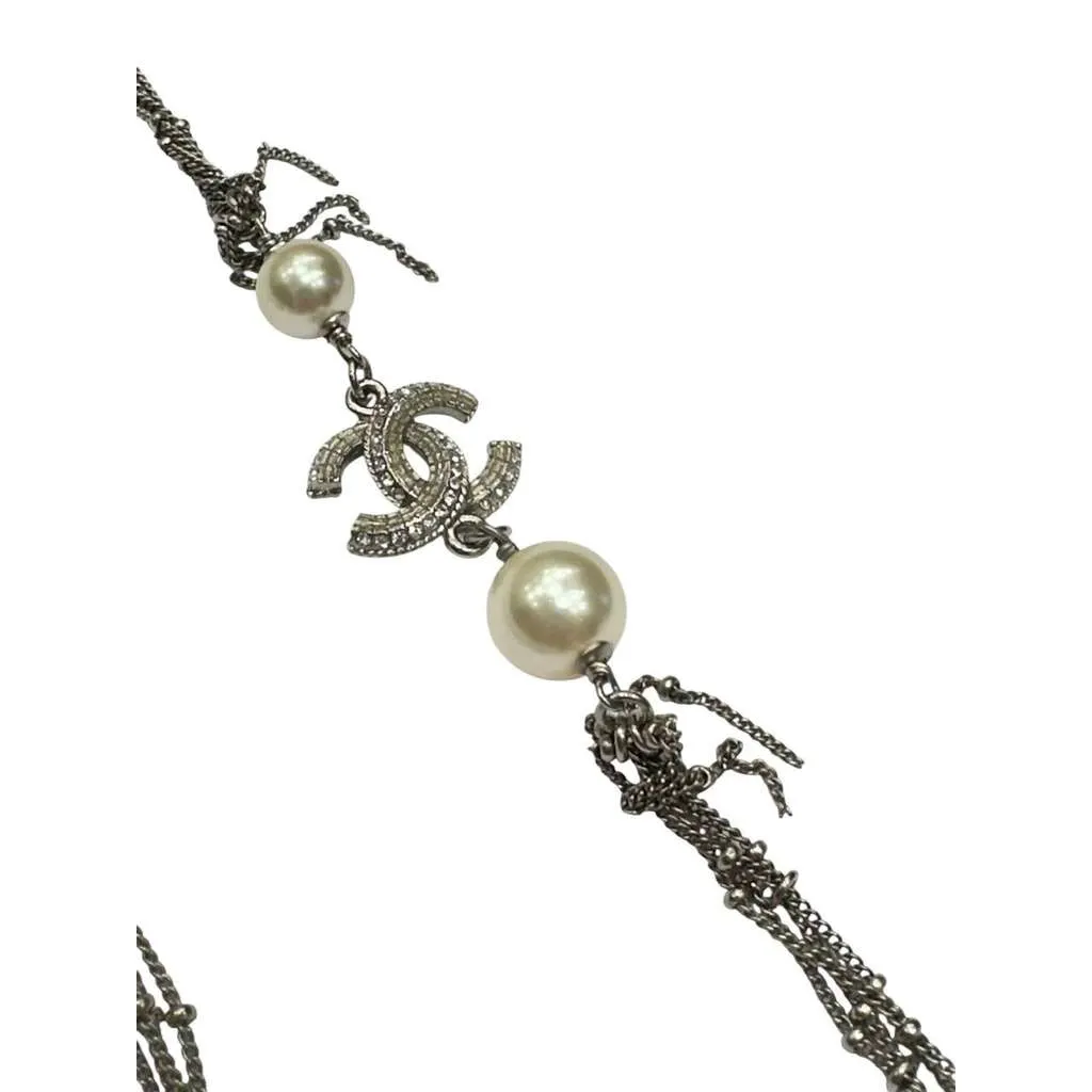 Chanel 2014 Pendant Necklace White Very good - Inside View