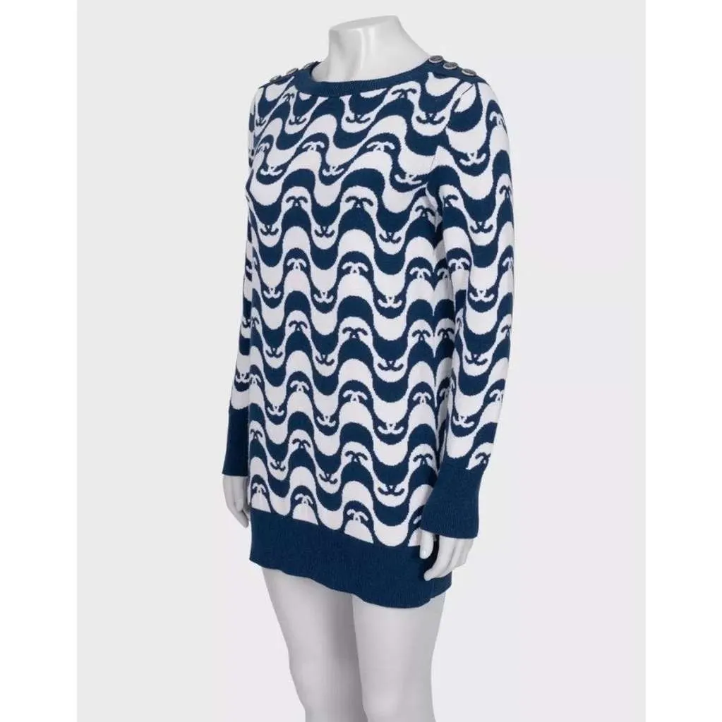 Chanel Pre Spring 2021 Dress MultiColor Wool Very good - Back View