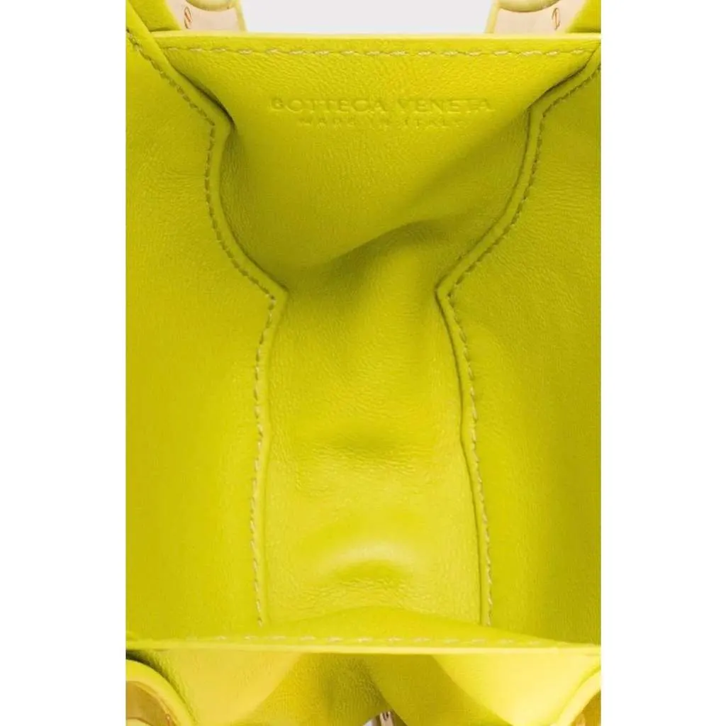 Bottega Veneta Whirl Clutch Bag Green Leather Very good - Box View