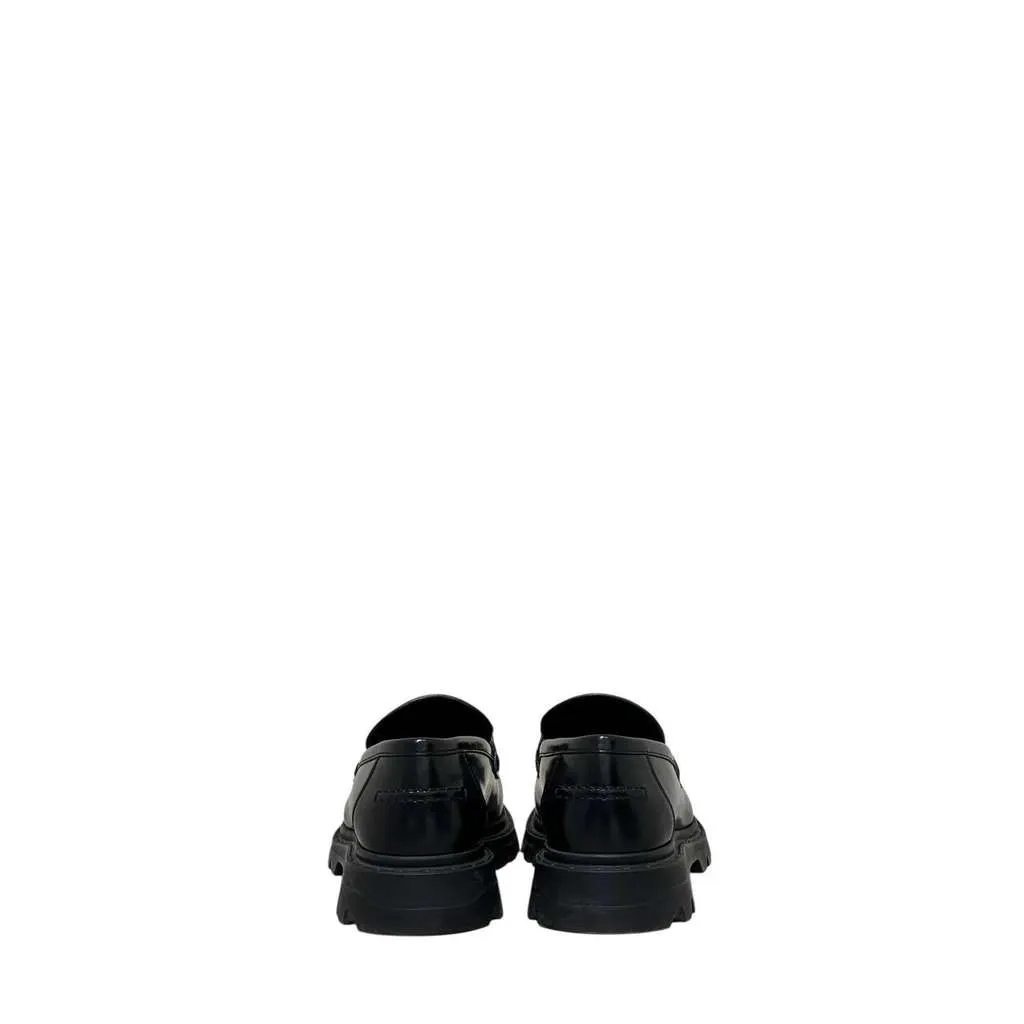Dior Code Brushed Calfskin Logo Platform Black Leather Very good - Model View