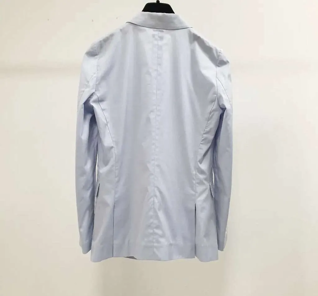 Gucci Light Jacket Blue Cotton Very good - Model View