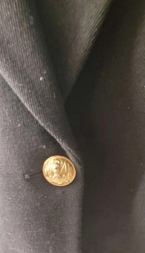 Balmain one button blazer Black Wool Very good - Inside View