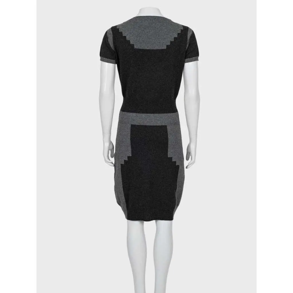 Saint Laurent Dress, MultiColor Wool Never worn, with tag - Inside View