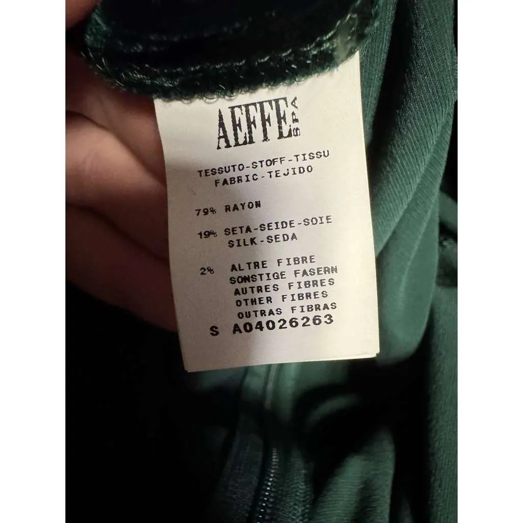 Jean Paul Gaultier Sheer Insert Dress Green Silk Very good - Box View
