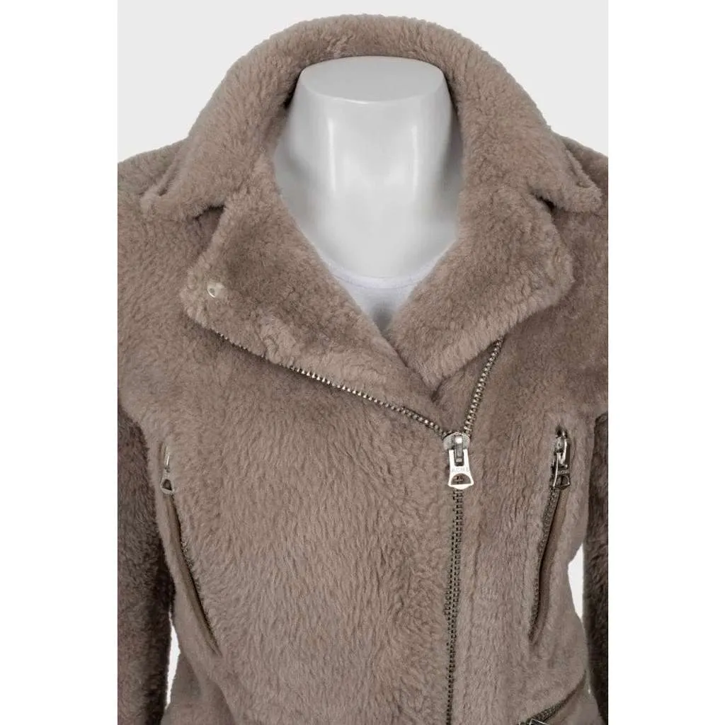 Acne Studios Jacket Brown Wool Very good - Model View