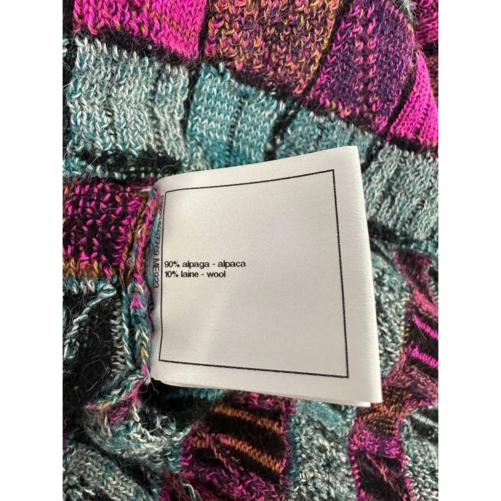 Chanel 2018 Paris Hamburg Striped Turtleneck Blue Cotton Very good - Box View