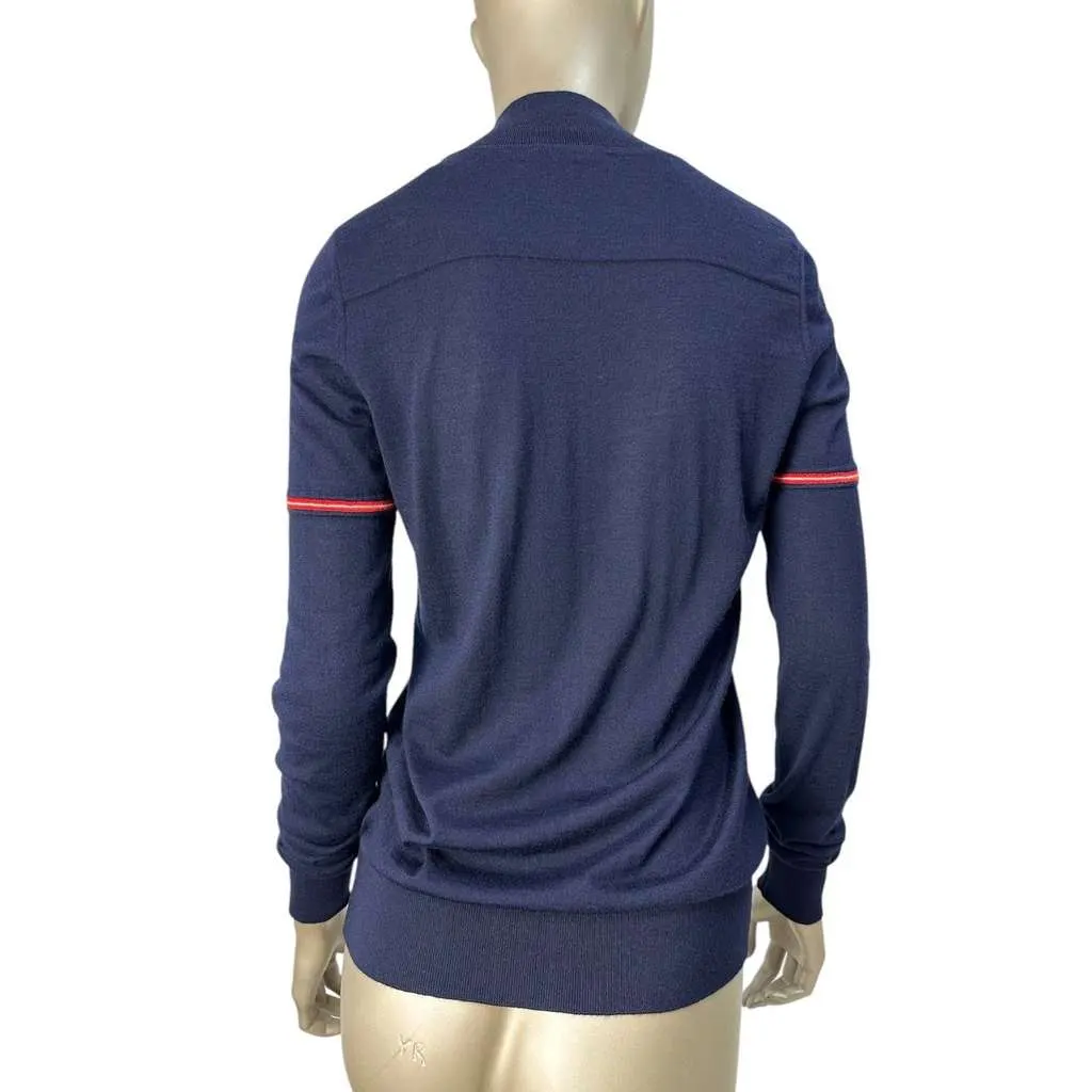 Chanel CC Logo Jumper Navy Cotton Very good - Back View