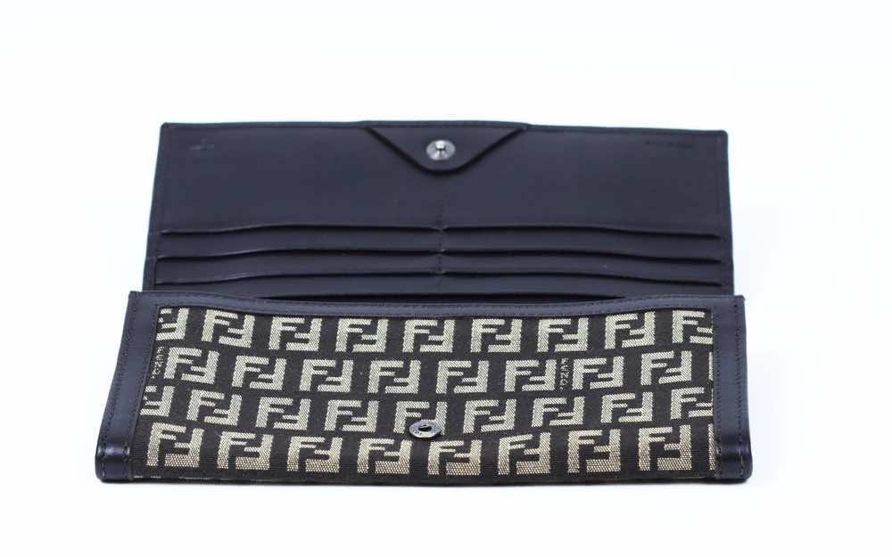 Fendi Zucca Bifold - Side view