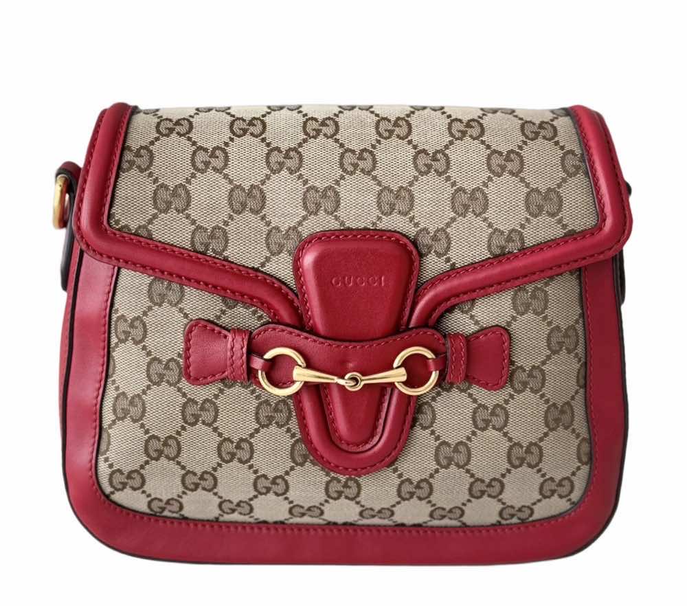 Gucci Monogram Crossbody - Back view