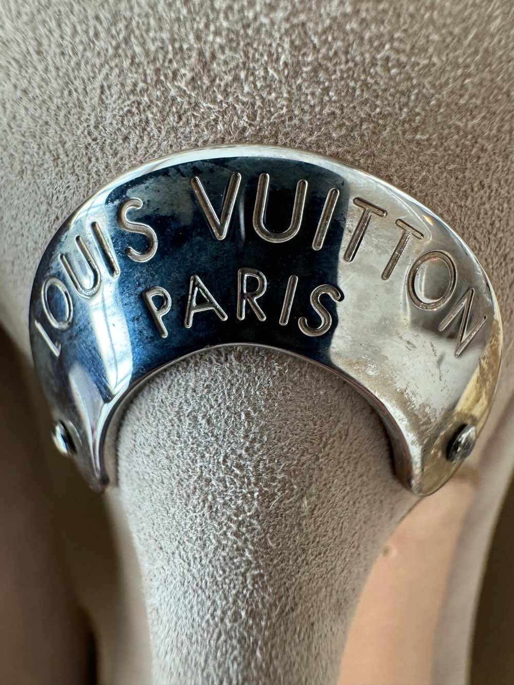 Louis Vuitton Velvet Heels - Image 13
