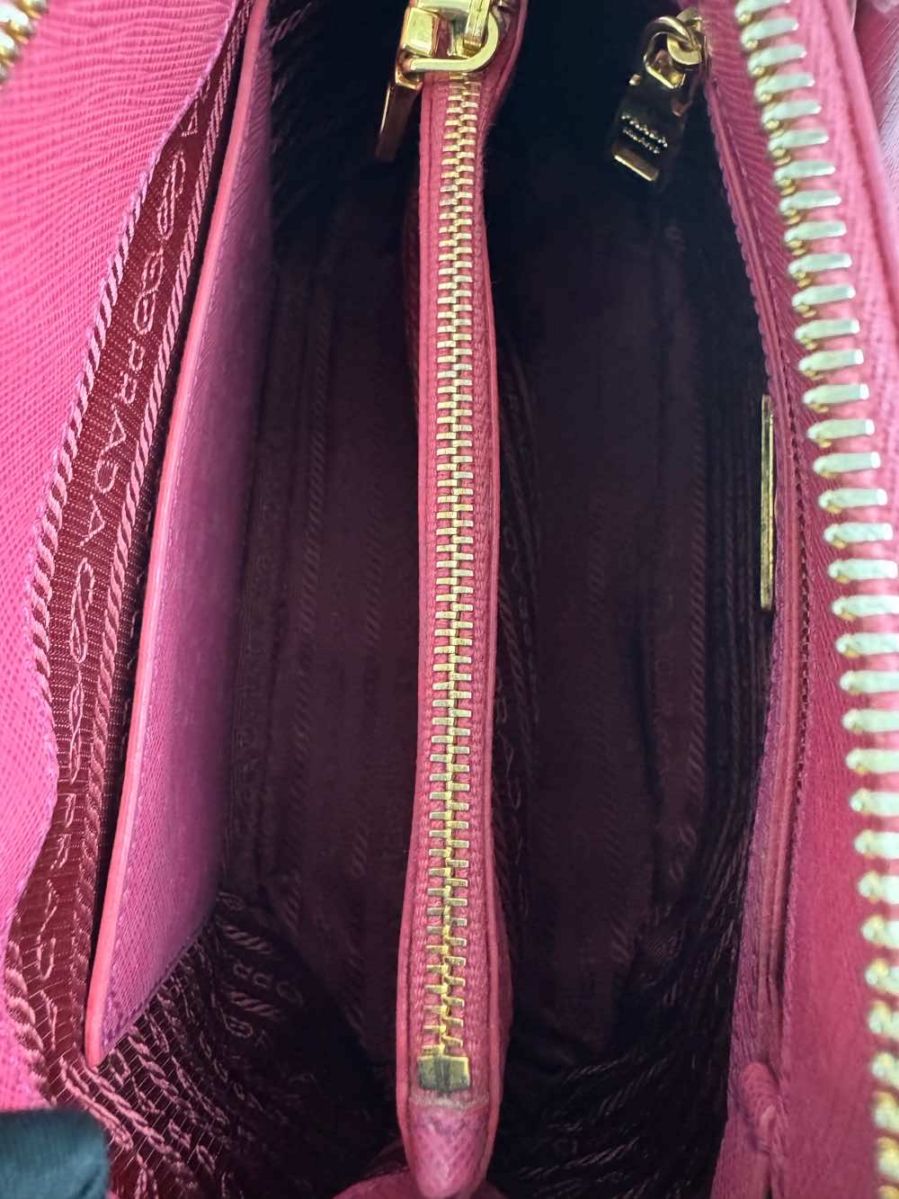 Prada Saffiano Satchel - Side view