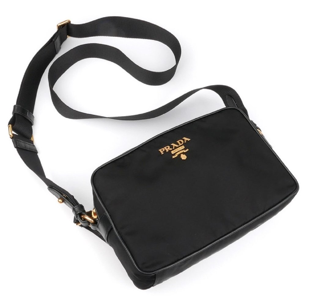 Prada Prada Black Tessuto Nylon Crossbody 1BH089 - Image 6