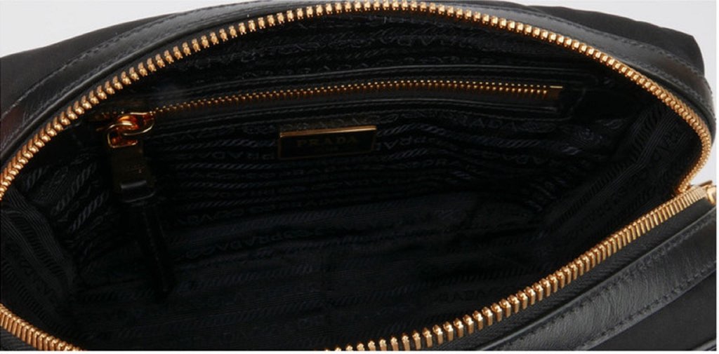 Prada Prada Black Tessuto Nylon Crossbody 1BH089 - Side view