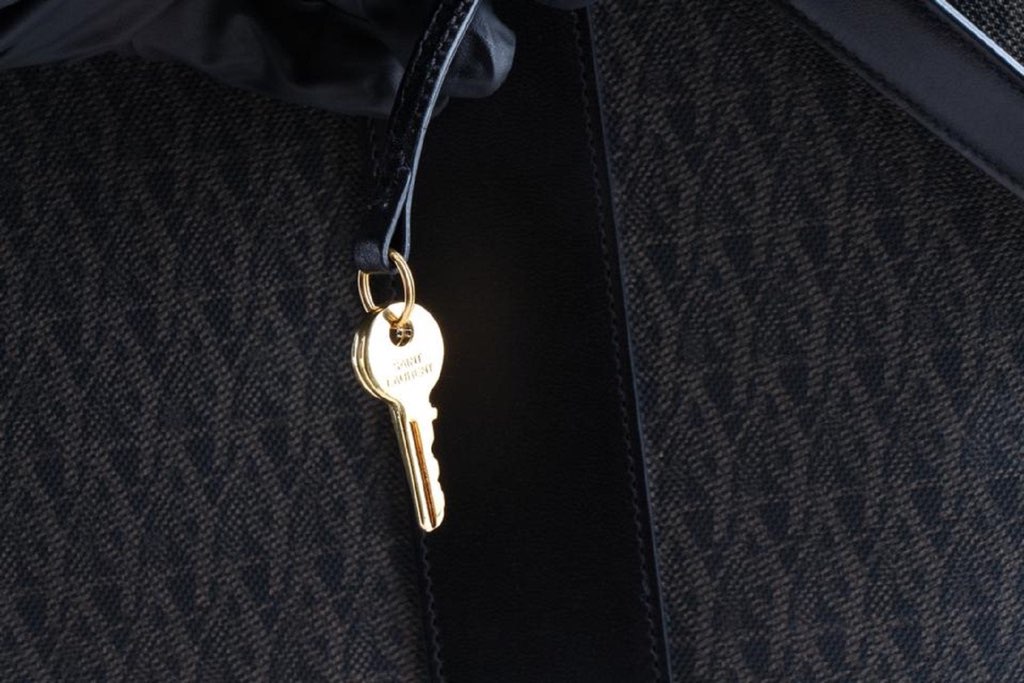 Saint Laurent Saint Laurent Monogram Large Luggage Case Bag Dark Brown Coated Canvas - Image 10