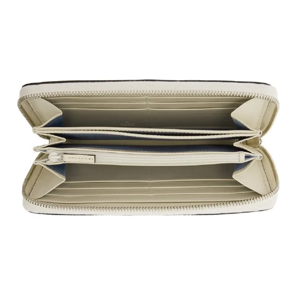 Gucci Sega Guccy Stars White Moon Gold Zipper Leather Wallet White Leather Never worn, with tag - Box View
