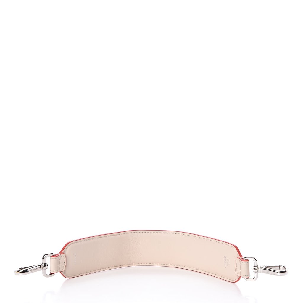 Fendi Fendi "FUN" Beige Multicolor Studded Mini Leather Shoulder Strap - 4