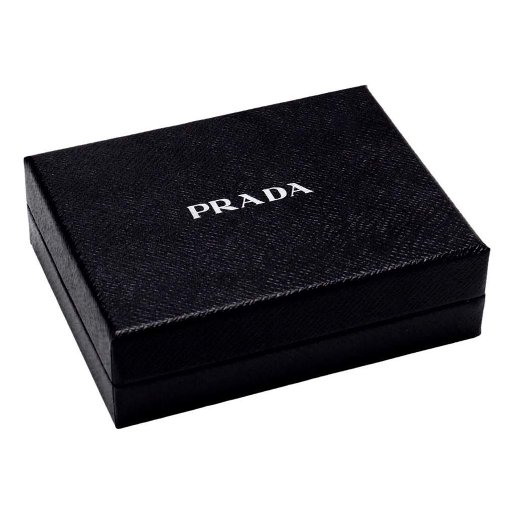 Prada Prada Vitello Move Cipria Beige Leather Mini Cardholder Snap Wallet - Detail 2