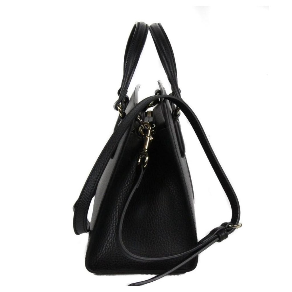 Gucci Gucci Soho Leather Tote Crossbody Bag Black - Detail 1