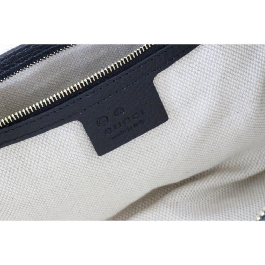 Gucci Gucci Soho Leather Tote Crossbody Bag Black - Image 12
