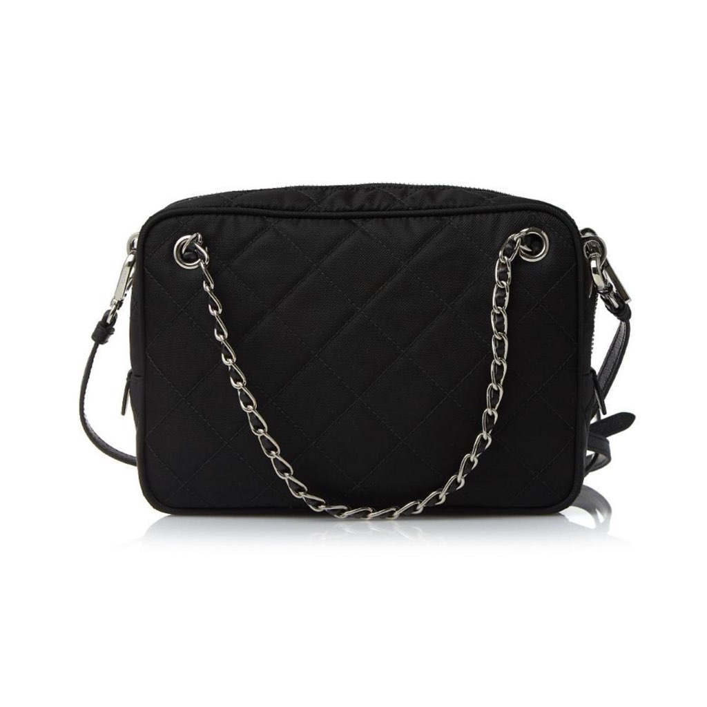 Prada Prada Re-Edtion Nylon Quilted Black Triangle Logo Crossbody Bag - 4