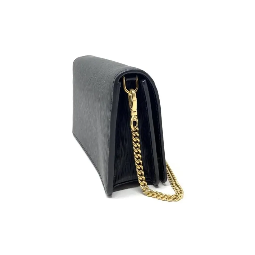 Prada Miniborse Black Vitello Move Leather Chain Cross Body Black Leather Never worn, with tag - Inside View