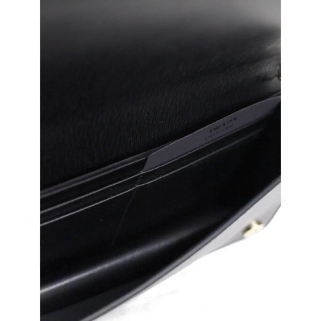 Prada Miniborse Black Vitello Move Leather Chain Cross Body Black Leather Never worn, with tag - Box View