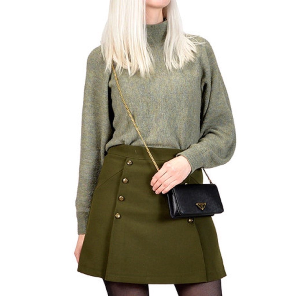 Prada Prada Miniborse Black Vitello Move Leather Chain Cross Body - Detail 2