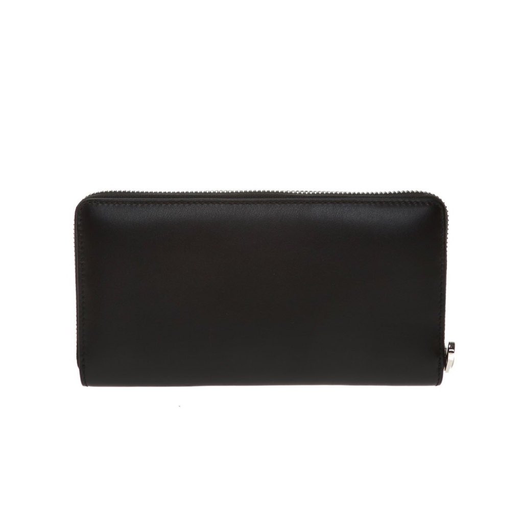 Gucci Gucci Black Leather Rainbow Blade Lightning Logo Long Wallet - Detail 1