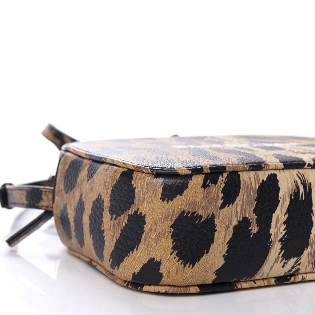 Balenciaga Balenciaga Calfskin Logo Printed Leopard XS Everyday Camera Bag - Detail 2