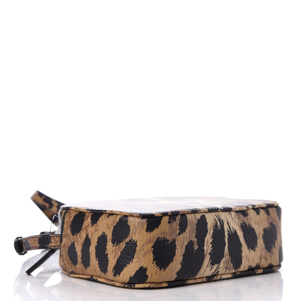 Balenciaga Balenciaga Calfskin Logo Printed Leopard XS Everyday Camera Bag - Image 10