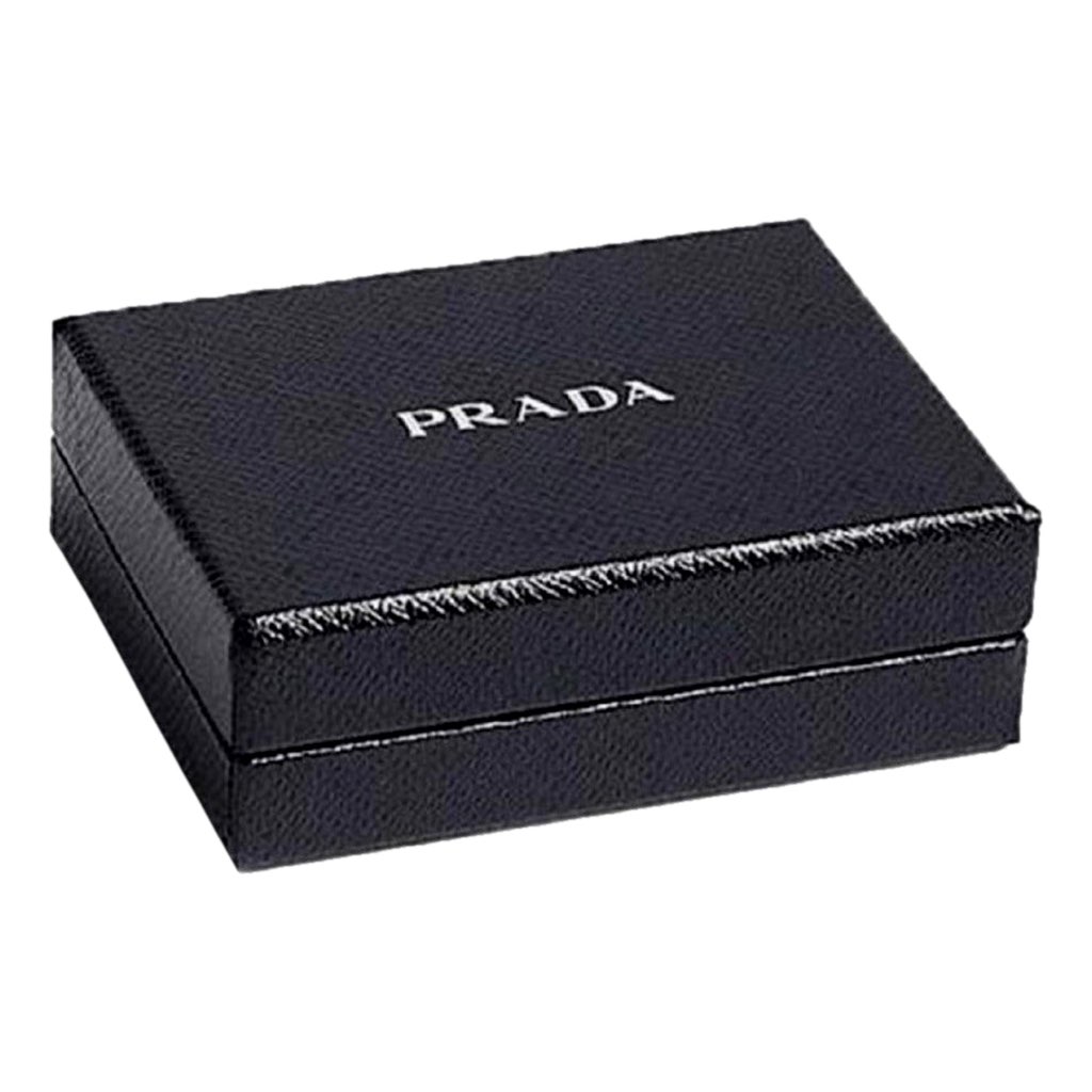 Prada Prada Black Saffiano Voyage Leather Clutch Document Holder - Image 10