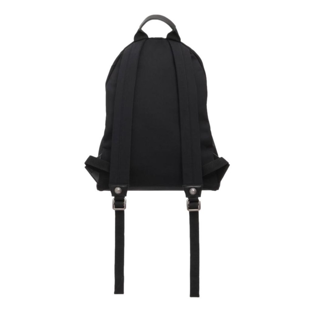 Balmain Balmain B-Back Black Nylon White Logo Backpack - 4