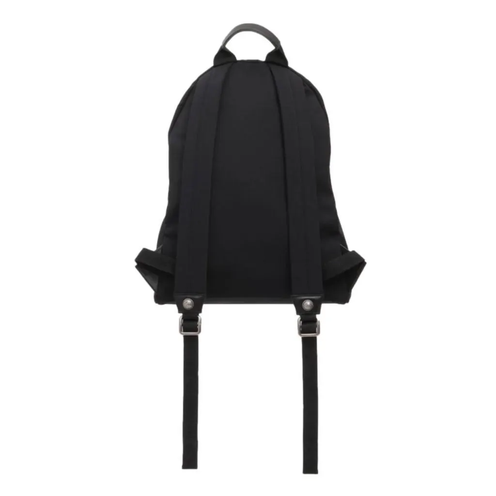 Balmain B-Back Black Nylon White Logo Backpack Black Never worn, with tag - Model View
