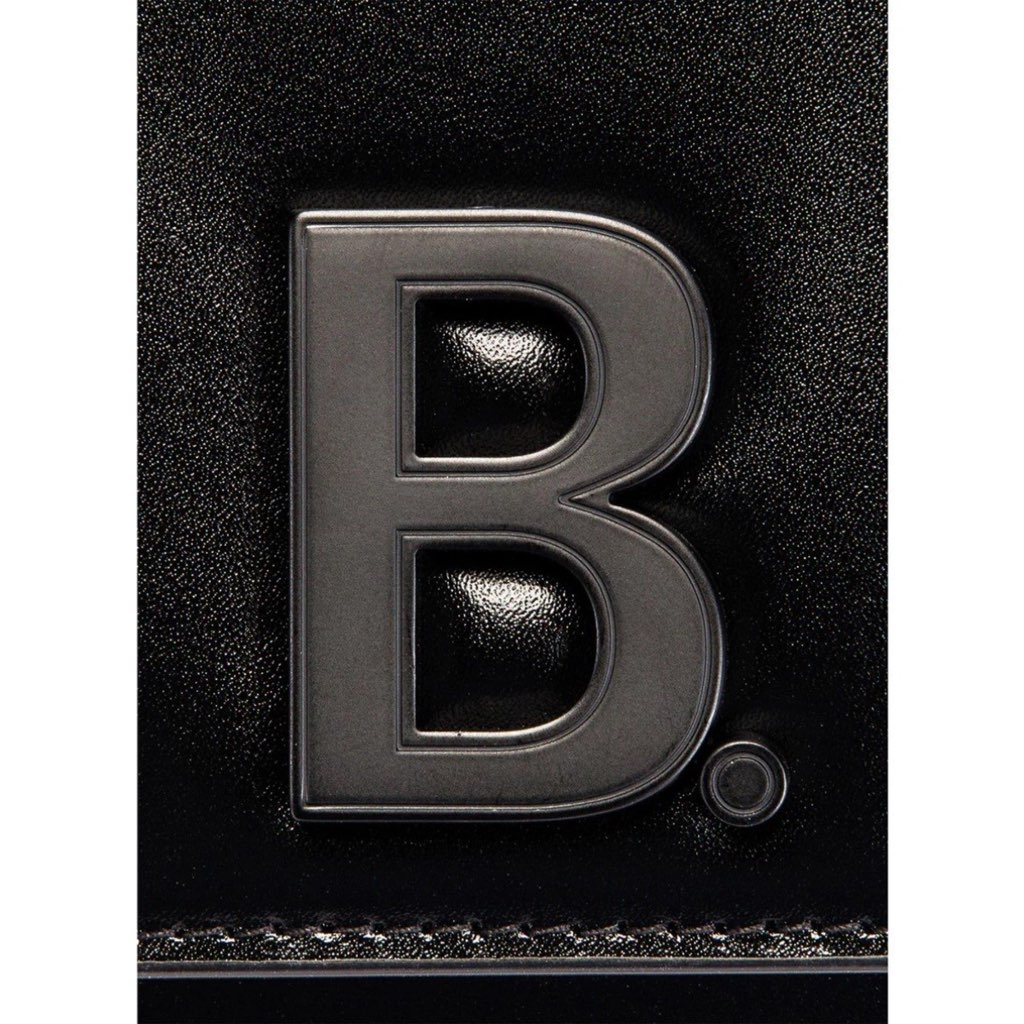 Balenciaga Balenciaga Black Shiny Calfskin Leather Chain Wallet Shoulder Bag - Image 10