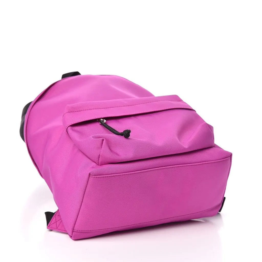 Balenciaga Logo Wheel Sport Nylon Pink Backpack Pink Canvas Never worn, with tag - Model View