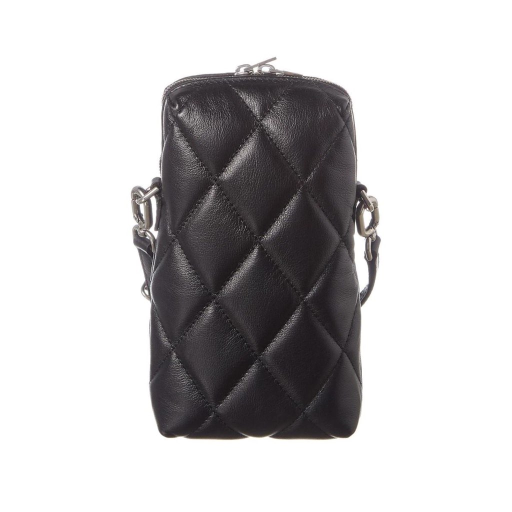 Balenciaga Balenciaga Touch Black Nappa Leather Quilted Puffy Bag - Detail 2