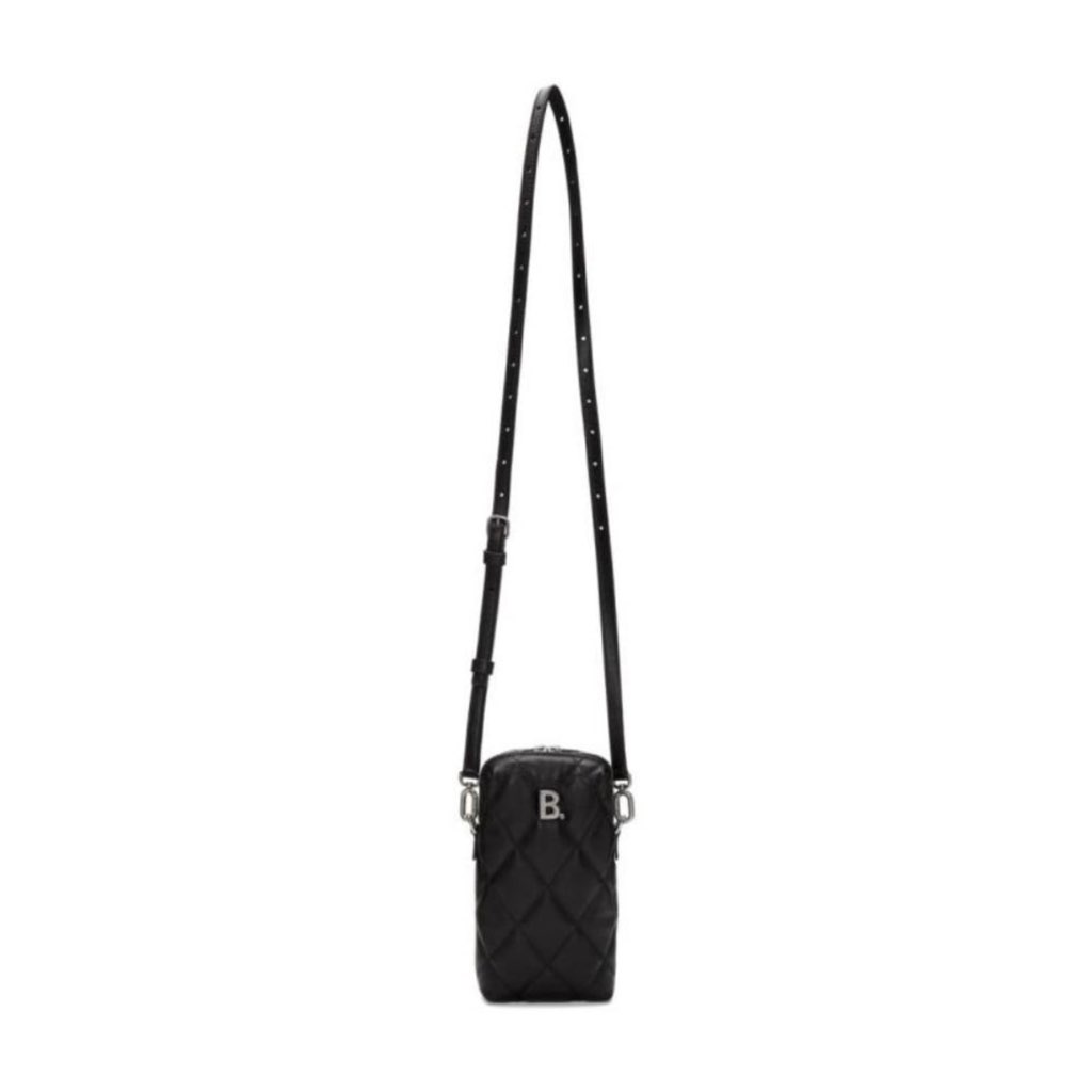 Balenciaga Balenciaga Touch Black Nappa Leather Quilted Puffy Bag - Image 10