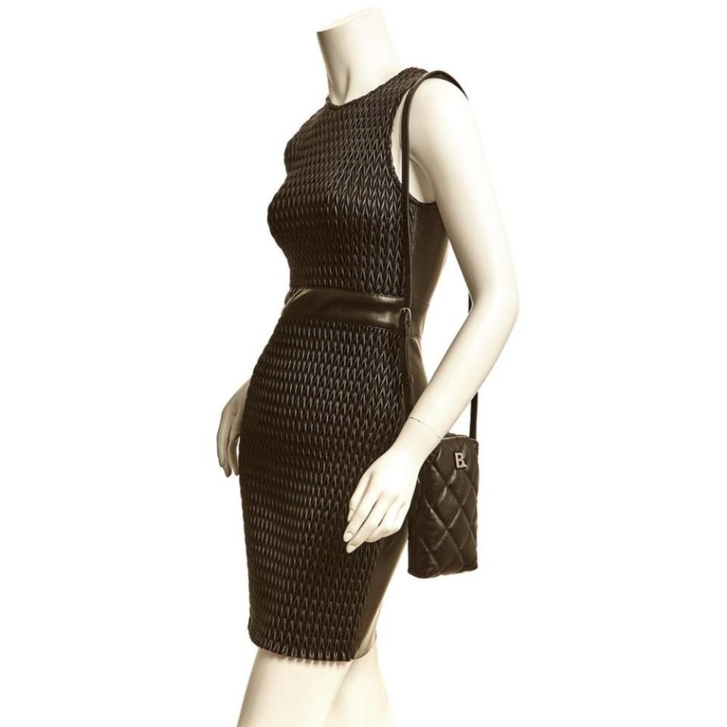 Balenciaga Balenciaga Touch Black Nappa Leather Quilted Puffy Bag - Image 12