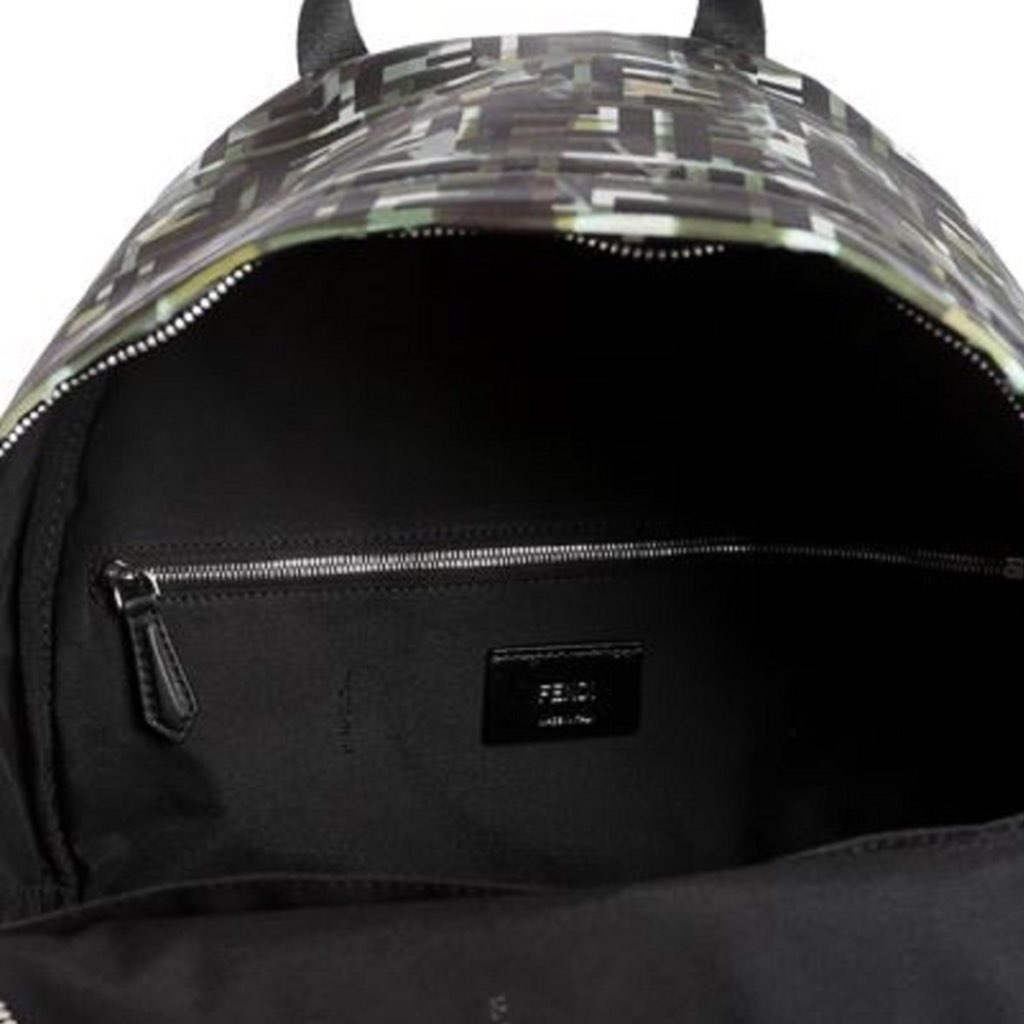 Fendi Fendi FF Zucca Nylon Multicolor Camouflage Print Large Backpack - Image 6